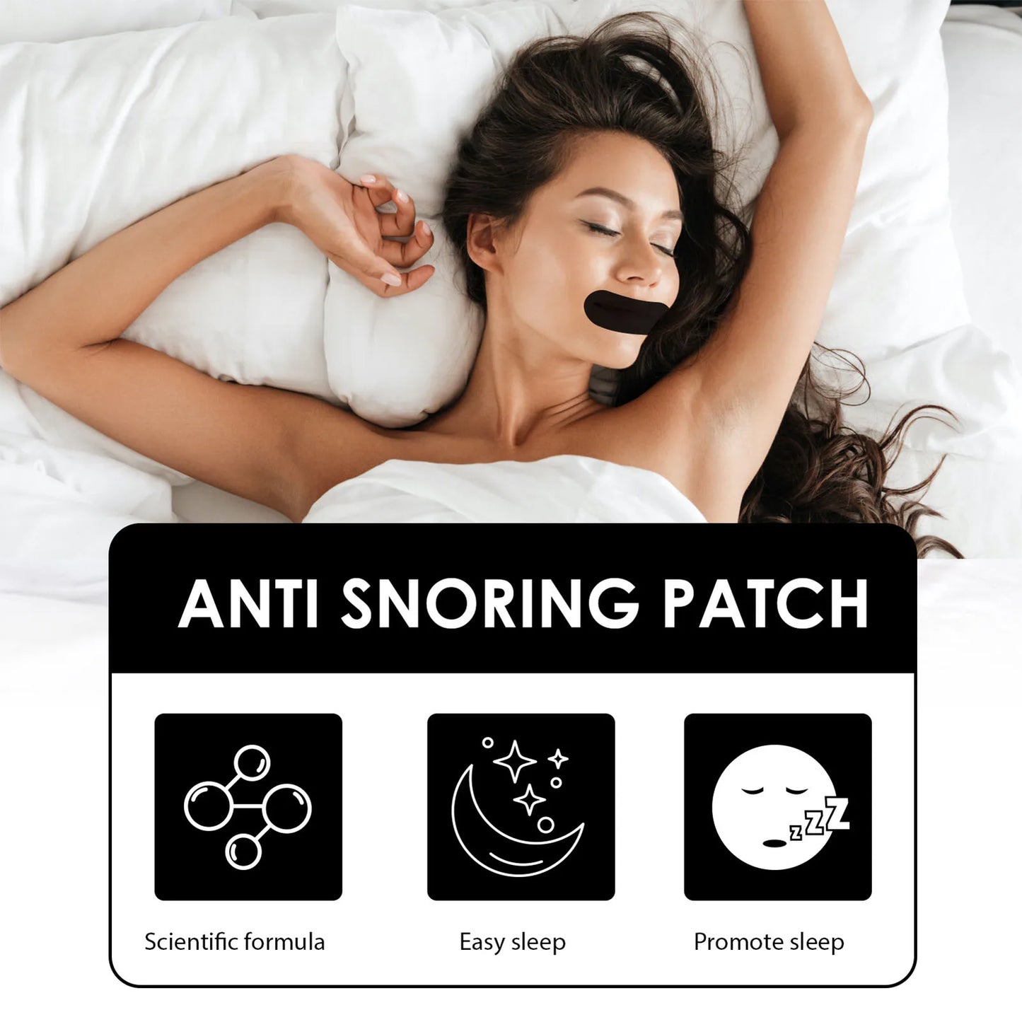 60-Piece Sleep Mouth Tape - Stop Snoring, Sleep Better